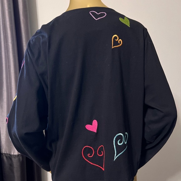 Michael Simon Embroidered Button Front XL - Picture 4 of 7